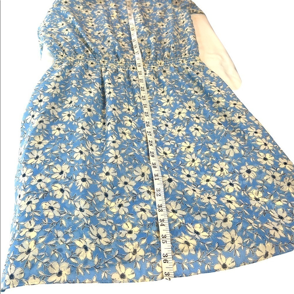 Lauren Ralph Lauren Lined fit & flare drop waist Blue floral dress Size 4 - Picture 14 of 14